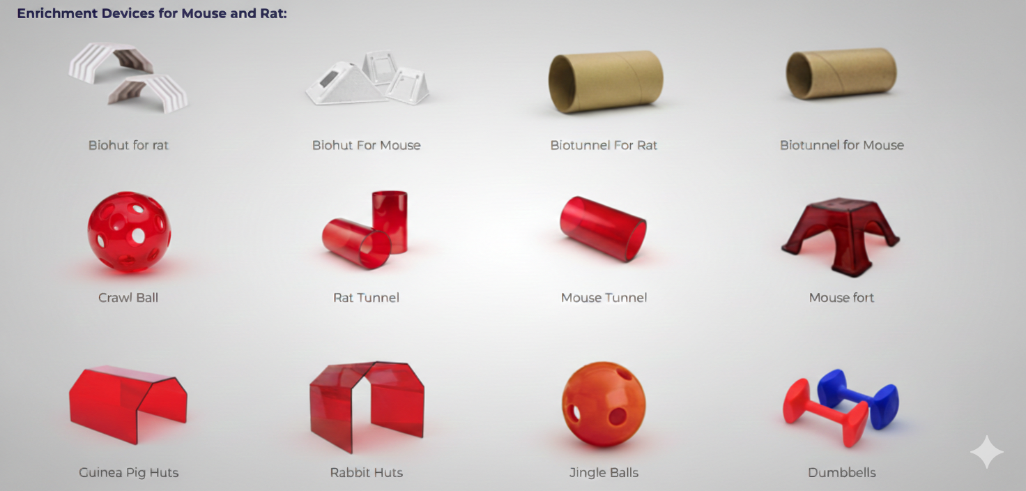 Orchid Scientific Çevresel Zenginleştirme Cihazları (Environmental Enrichment Devices)