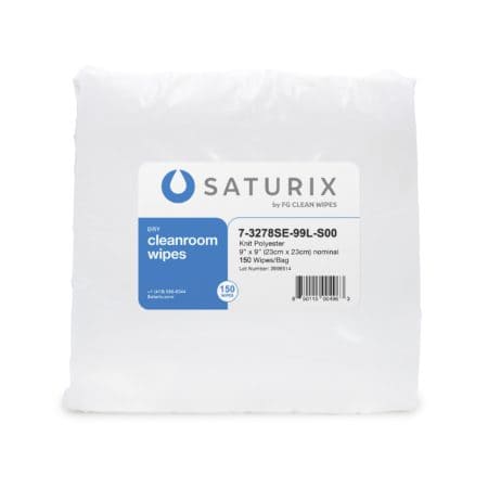 Saturix Polyester Knit Cleanroom Wipes